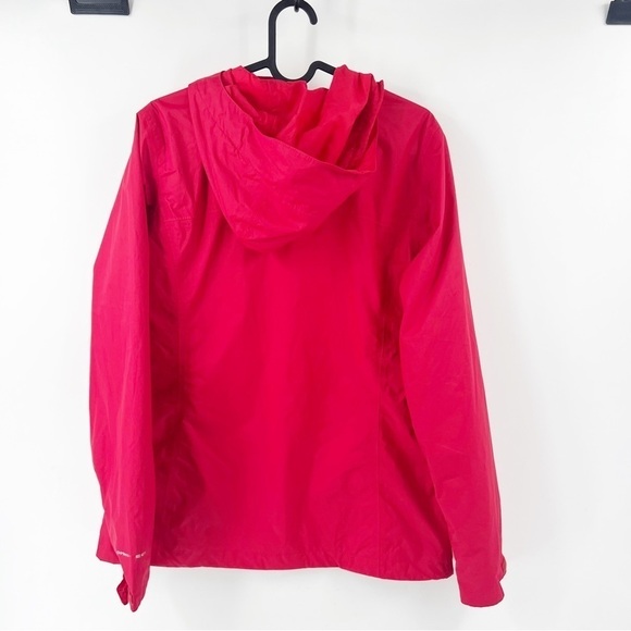 ✅ COLUMBIA LIGHTWEIGHT FULL ZIP JACKET WITH HOOD IN RED SIZE MEDIUM - Picture 4 of 6